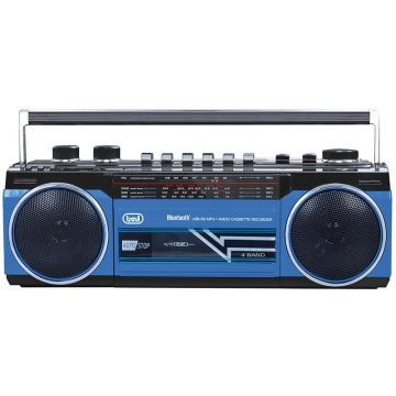 Radiocasetofon-portabil-RR-501-BT-FM-Bluetooth-MP3-USB-albastru-Trevi-1
