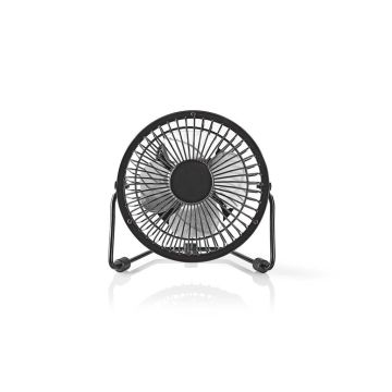 Table-Fan-|-USB-Powered-|-Diameter:-100-mm-|-3-W-|-1-Speed-|-Black-1