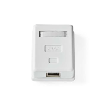Network-Wall-Box-|-On-Wall-|-1-port(s)-|-STP-CAT6-|-Straight-|-Female-|-Gold-Plated-|-PVC-|-White-|-Envelope-1