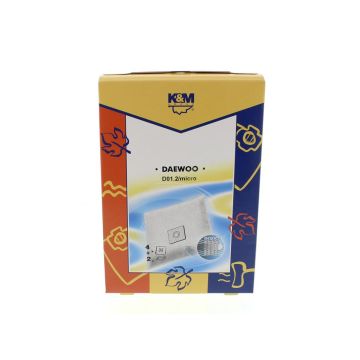 Sac-aspirator-Daewoo-105/407/705-sintetic-4X-saci-2-filtre-K&M-1