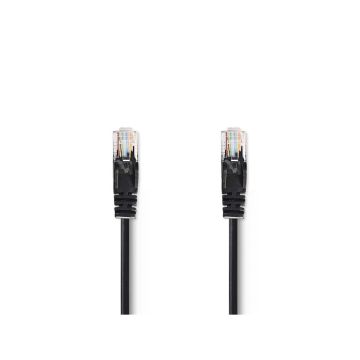 CAT5e-Cable-|-UTP-|-RJ45-(8P8C)-Male-|-RJ45-(8P8C)-Male-|-3.00-m-|-Round-|-PVC-|-Black-|-Polybag-1