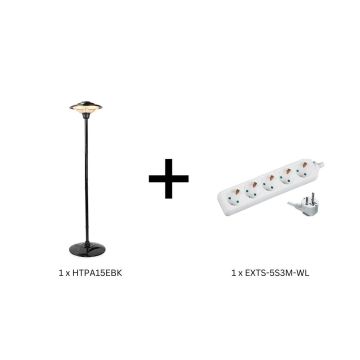 Pachet-promotional-Incalzitor-de-terasa-cu-picior-200cm-1500W-Nedis-+-Prelungitor-5-prize-3m-Well-1