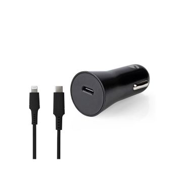 Car-Charger-|-20-W-|-1.67-/-2.22-/-3.0-A-|-Number-of-outputs:-1-|-Port-type:-USB-C™-|-Lightning-8-Pin-(Loose)-Cable-|-1.0-m-|-Automatic-Voltage-Selection-1