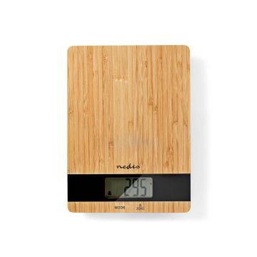 Kitchen-Scales-|-Digital-|-Plastic-/-Wood-|-Brown-1